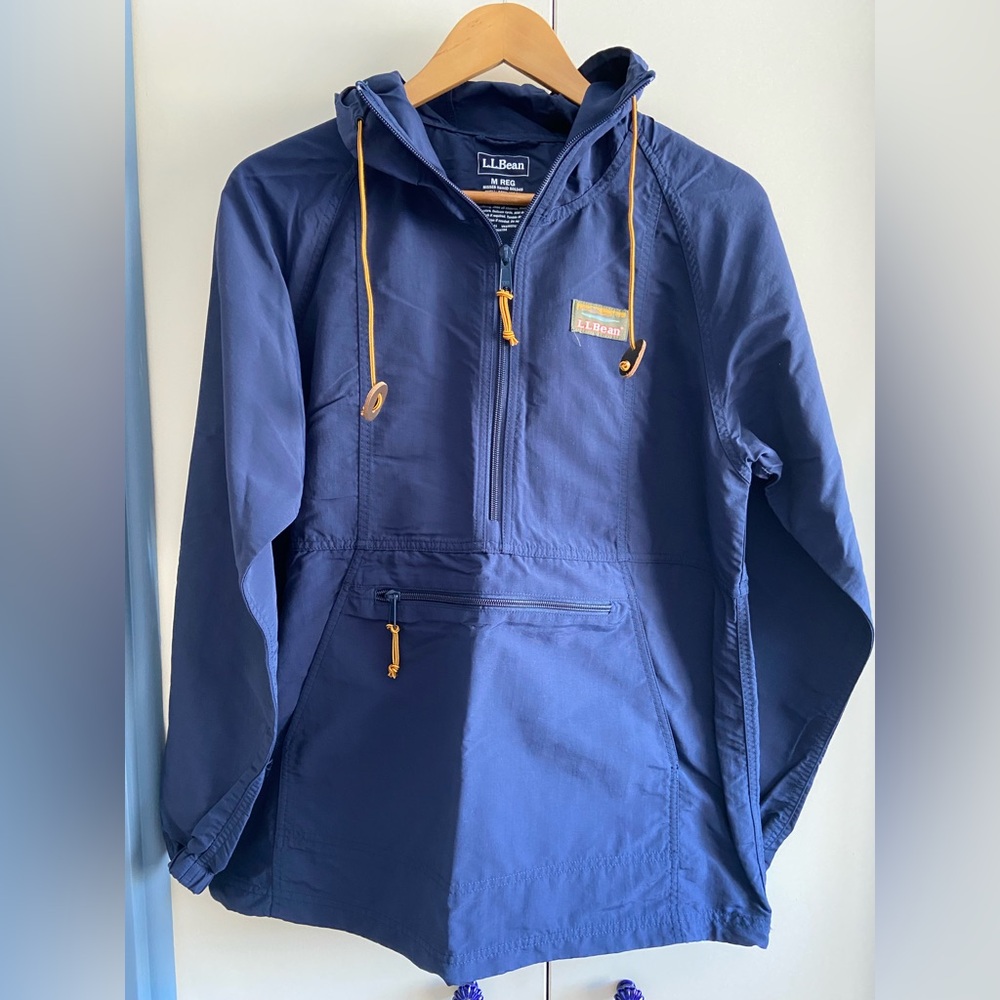 L.L. Bean Navy Nylon Jacket